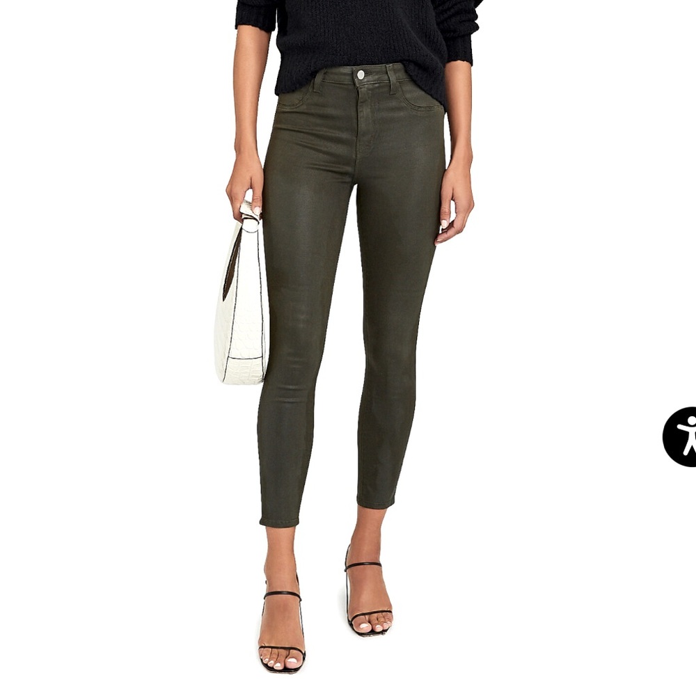 L’Agence Margot Coated Skinny Jean Size 6, NWT